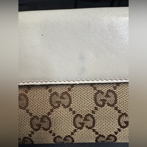 Gucci Tan and Brown GG Monogram Wallet - Picture 5 of 16